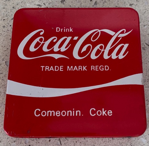 7623-3 € 2,50 coca cola sigaretten blikje ijzer